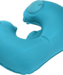 Almohada inflable de viaje respetuosa con la piel Ushaped Al