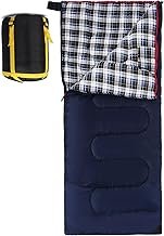 REDCAMP Saco de dormir de franela de algodón para camping, m