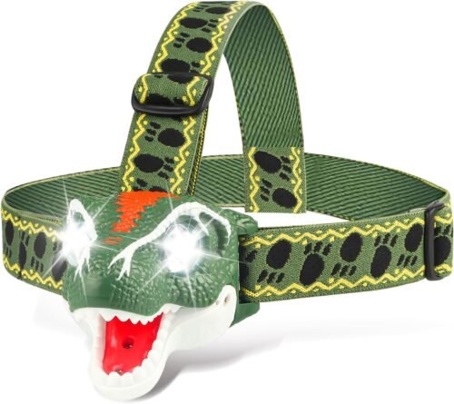 TIGTECGAME Linterna de dinosaurio para niños, linterna T-Rex