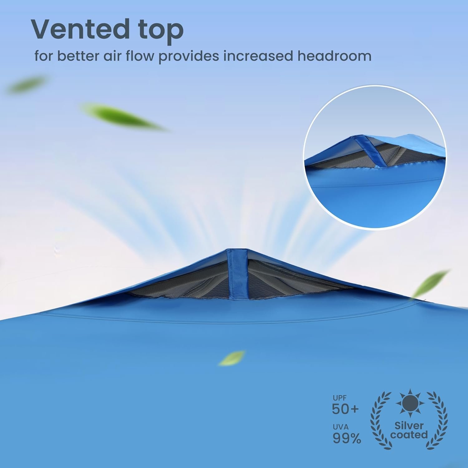 Tienda de campaña portátil de PHI VILLA de 10 x 10 pies para - Imagen 3