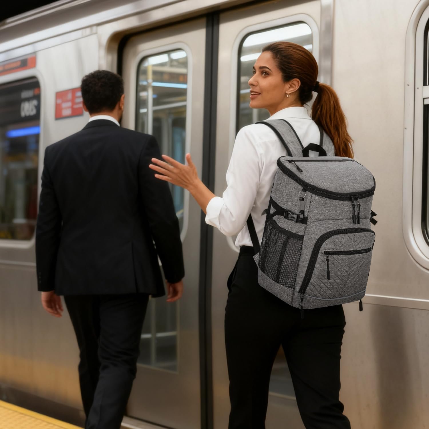 Mochila térmica aislada a prueba de fugas, impermeable, bols - Imagen 6