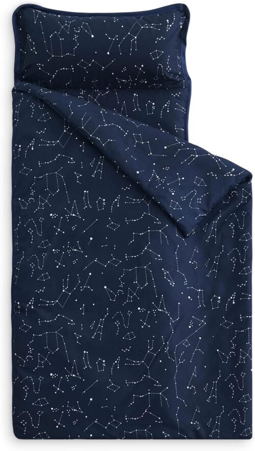 Wake In Cloud - Toddler Nap Mat with Pillow and Blanket, for