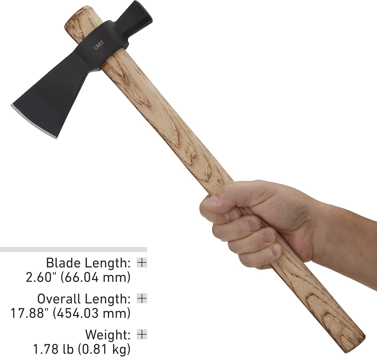 CRKT Chogan Hammer T-Hawk: hacha de camping al aire libre co - Imagen 6