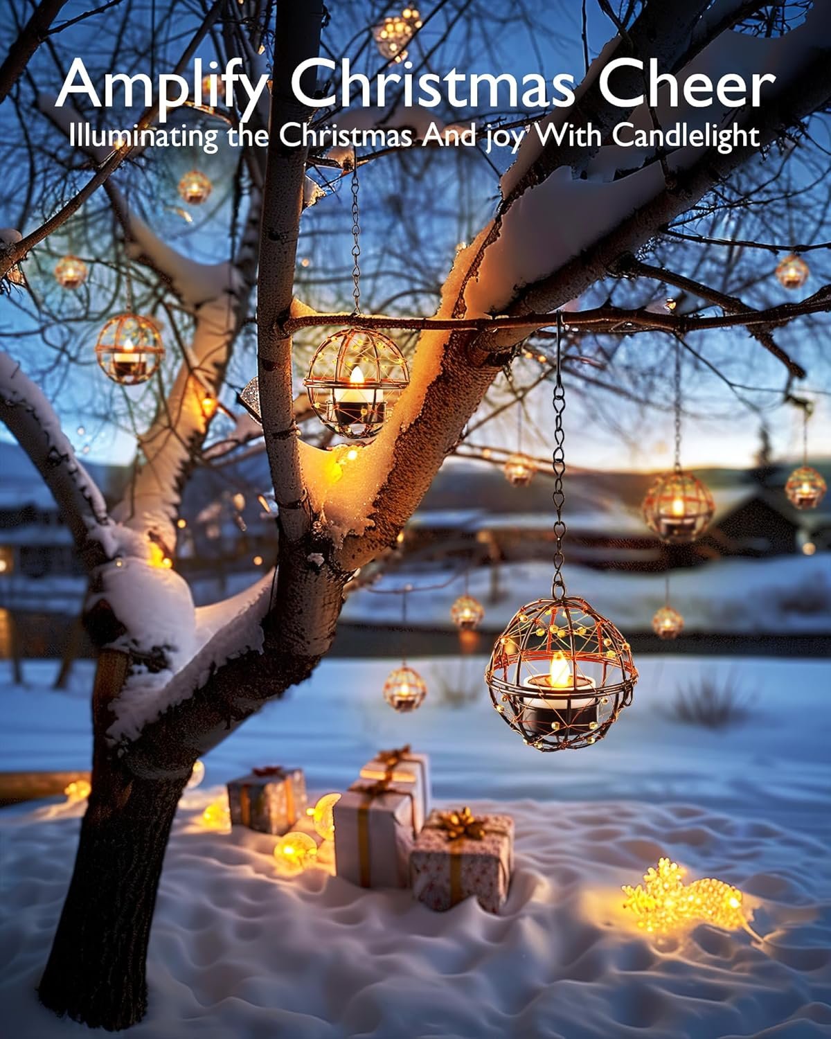 Homemory Luces solares de té para exteriores, impermeables, - Imagen 5