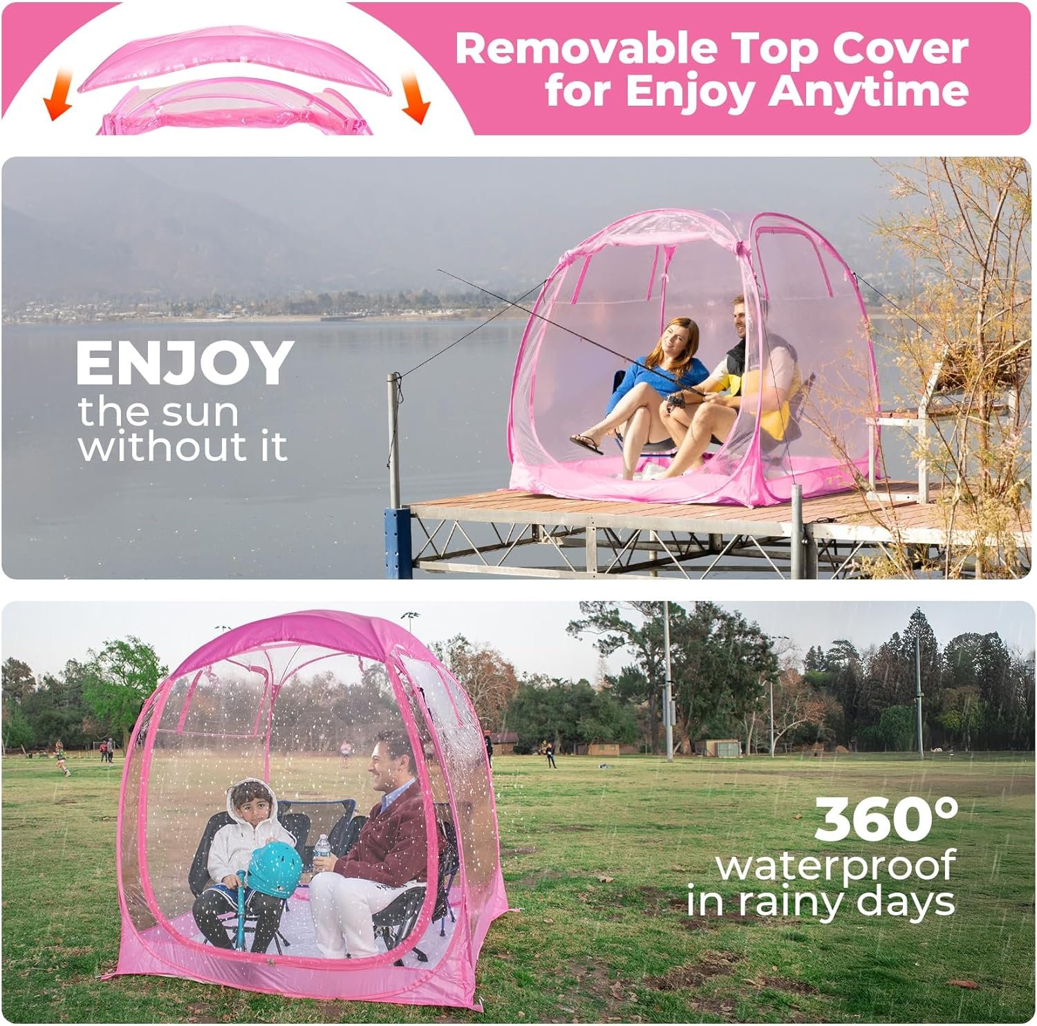 All Weather Proof Pod - Tienda de campaña deportiva, tienda - Imagen 4