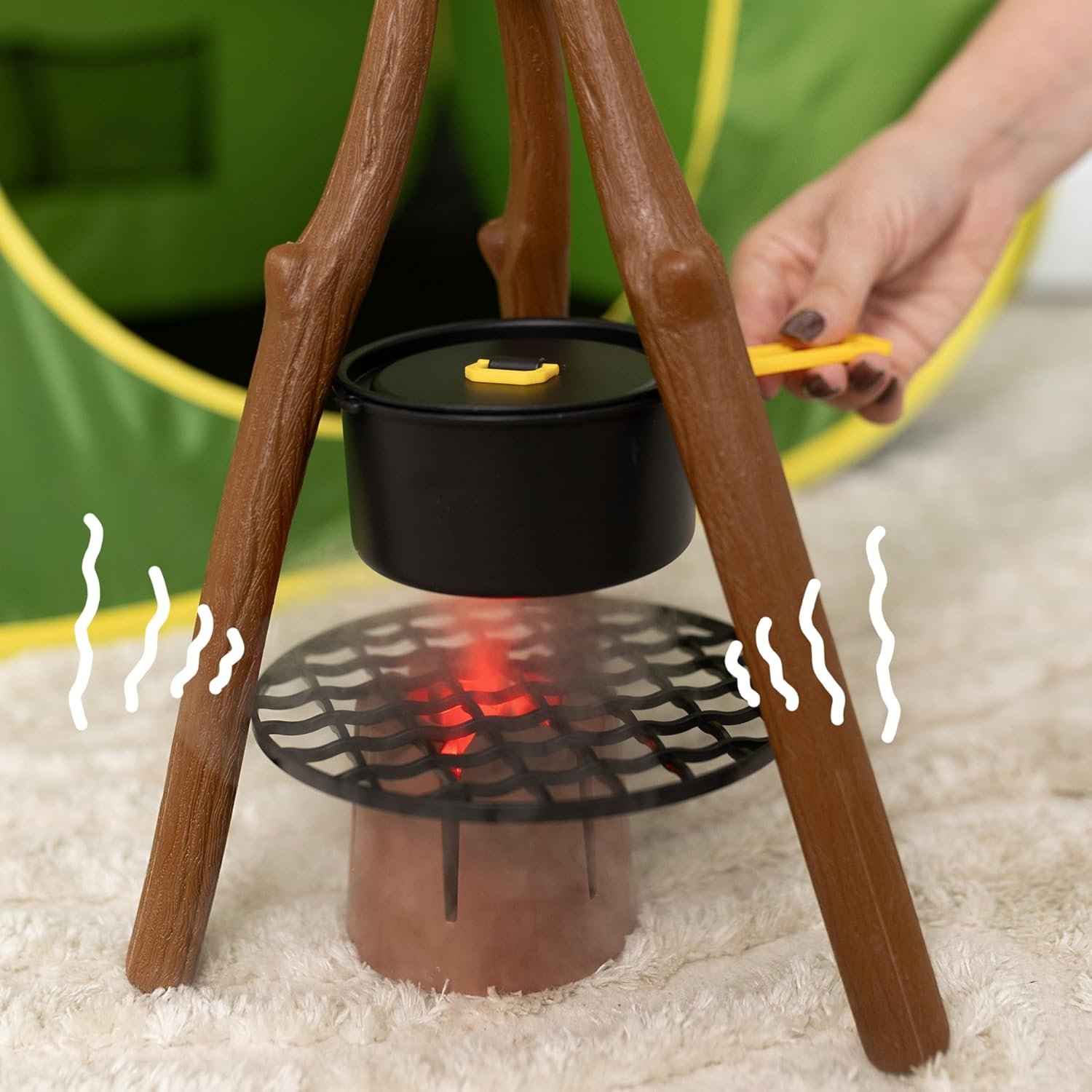 John Deere Tienda de campaña emergente, juego de 18 piezas q - Imagen 7