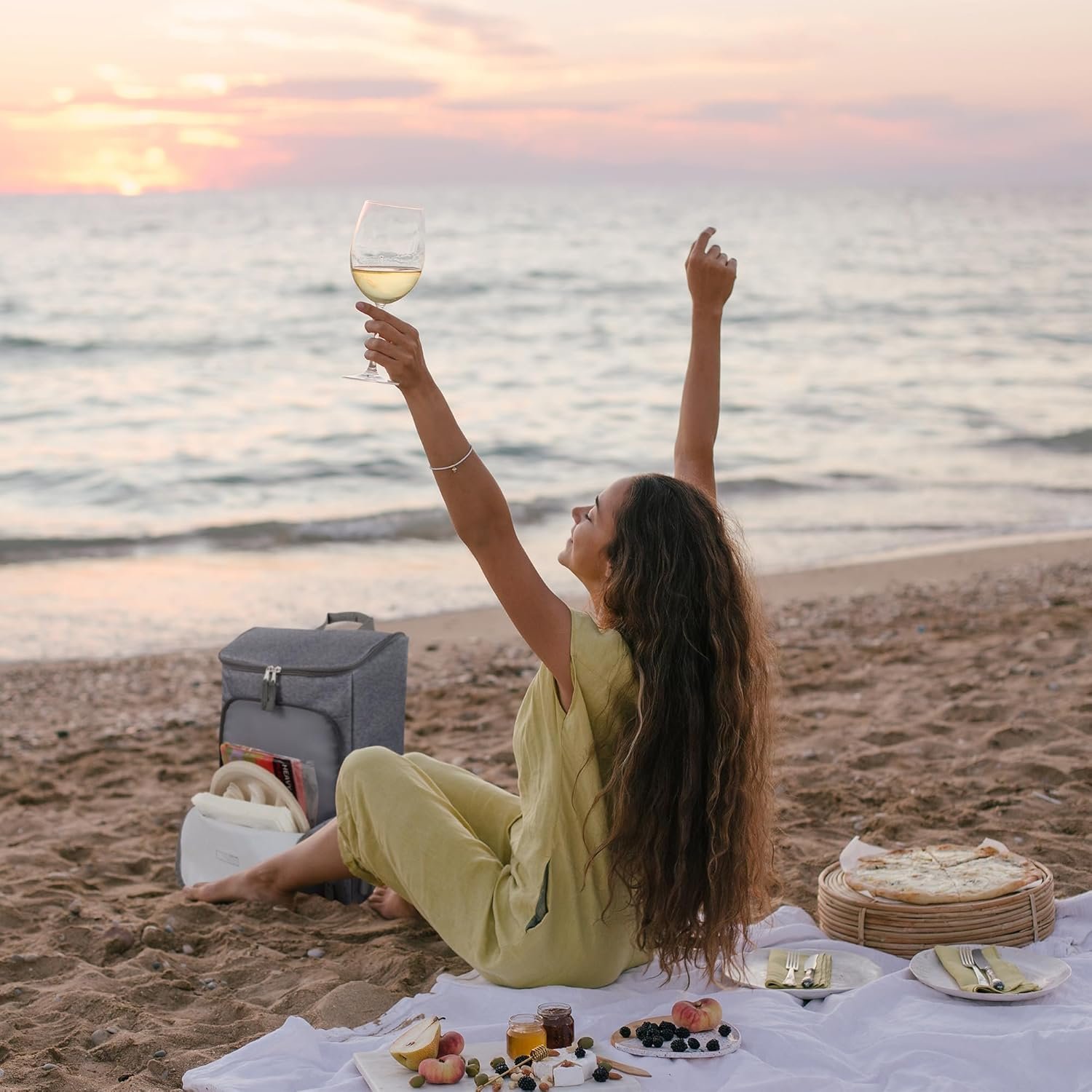 Mochila térmica aislada para entrega de alimentos con soport - Imagen 7
