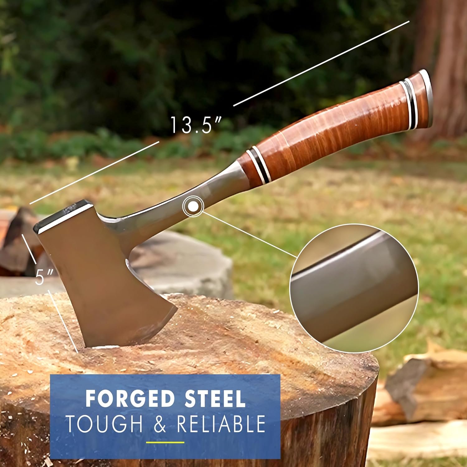 Estwing Sportsman's Axe - Hacha de camping de 14 pulgadas co - Imagen 3