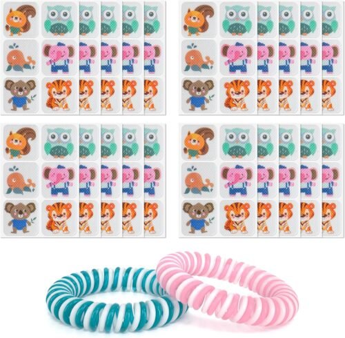 Paquete de 120 calcomanías de parches de mosquitos para niño