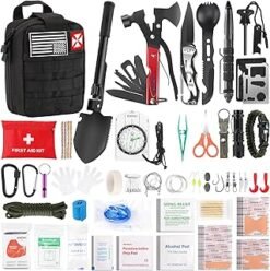 Kit de primeros auxilios de supervivencia, 248 piezas de her