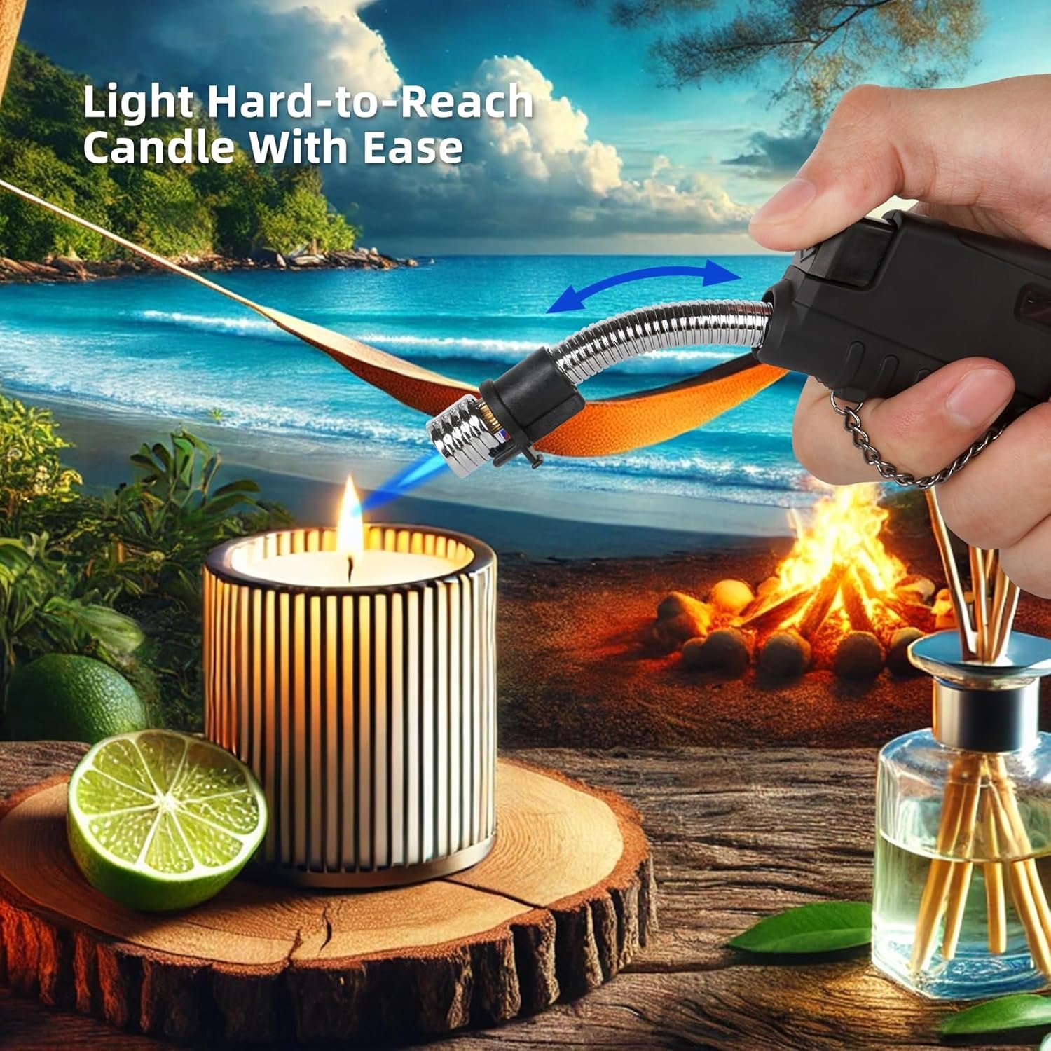 Navpeak Mini encendedor de camping práctico, portátil, flexi - Imagen 2