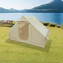 Tienda de campaña inflable para 4 personas, instalación inst