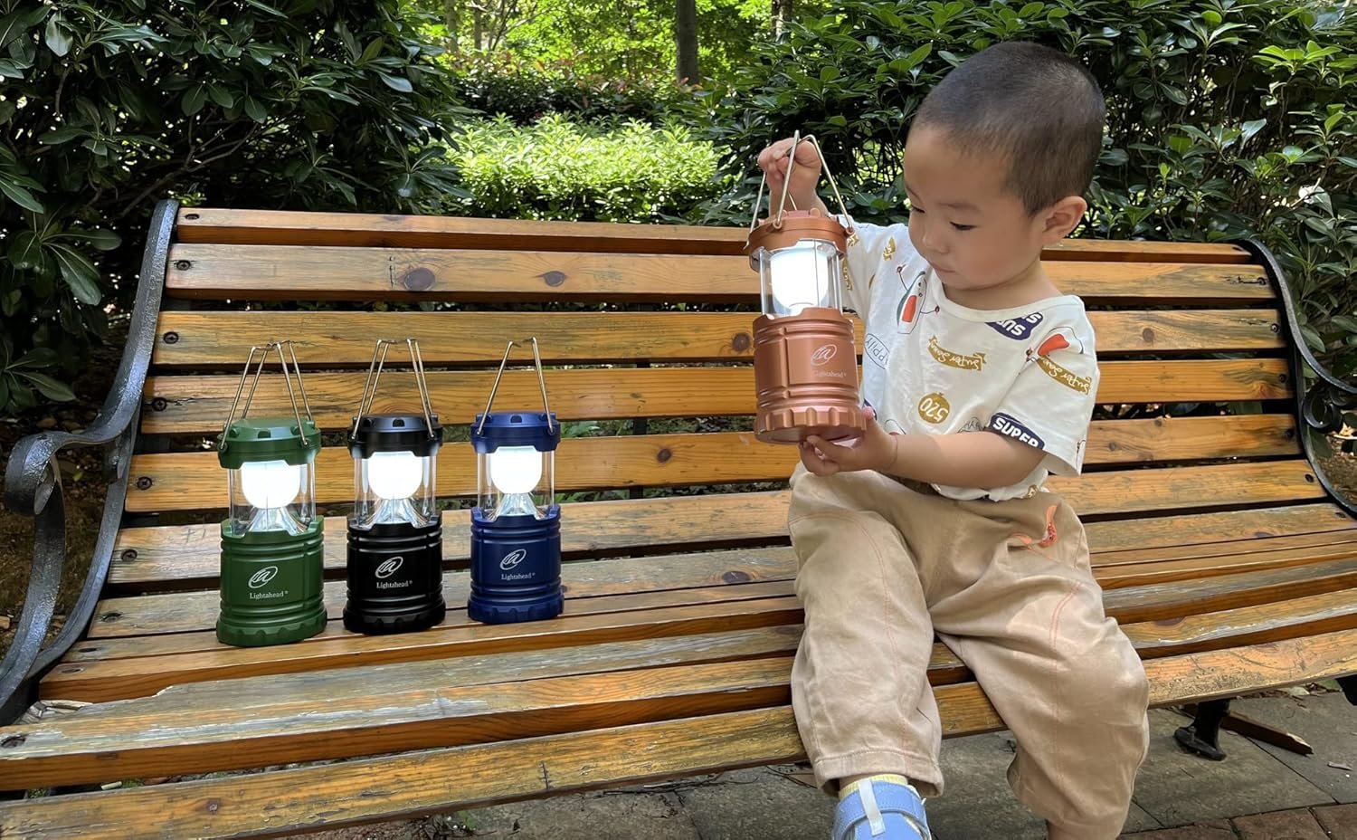 Lightahead Linterna LED portátil para acampar al aire libre, - Imagen 3