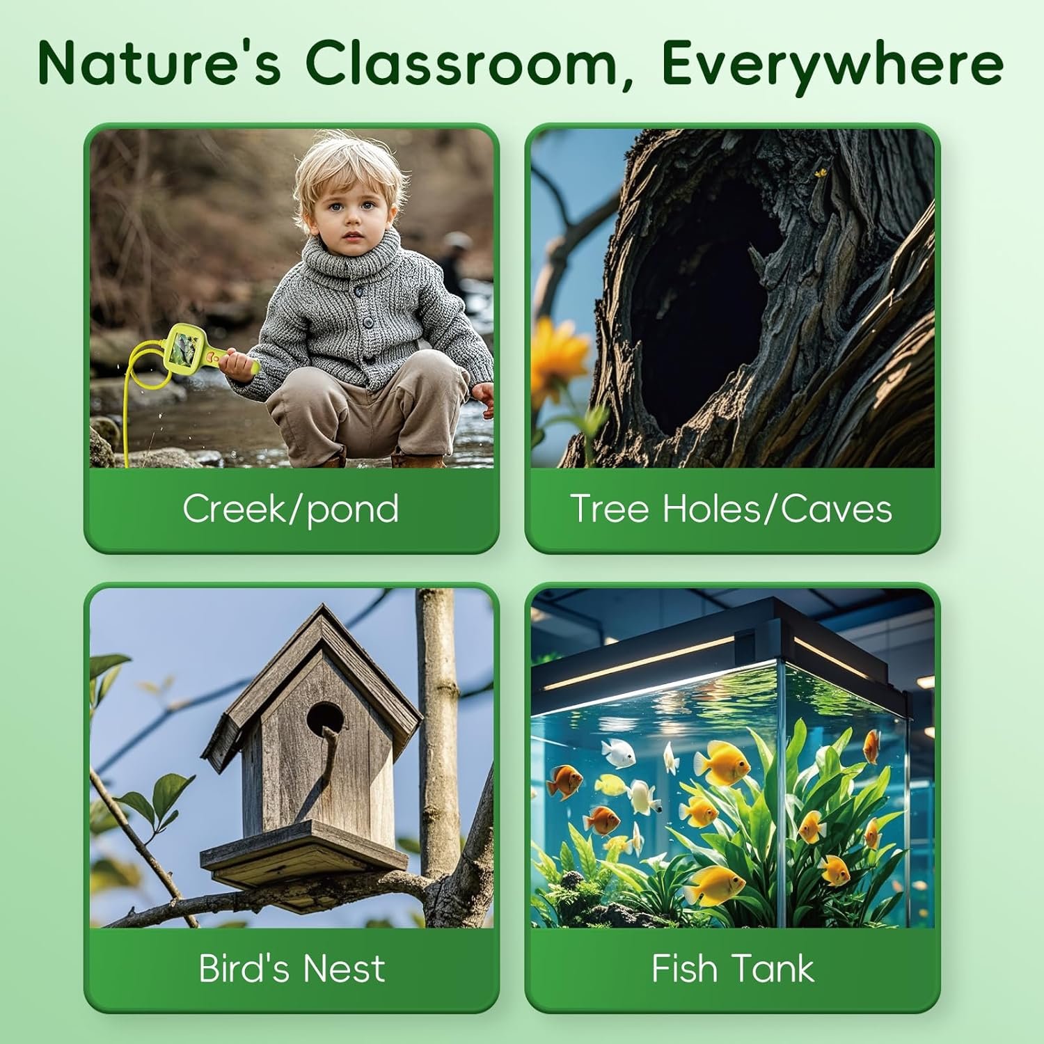 Cámara de juguete con luz para niños – Juguete educativo STE - Imagen 7