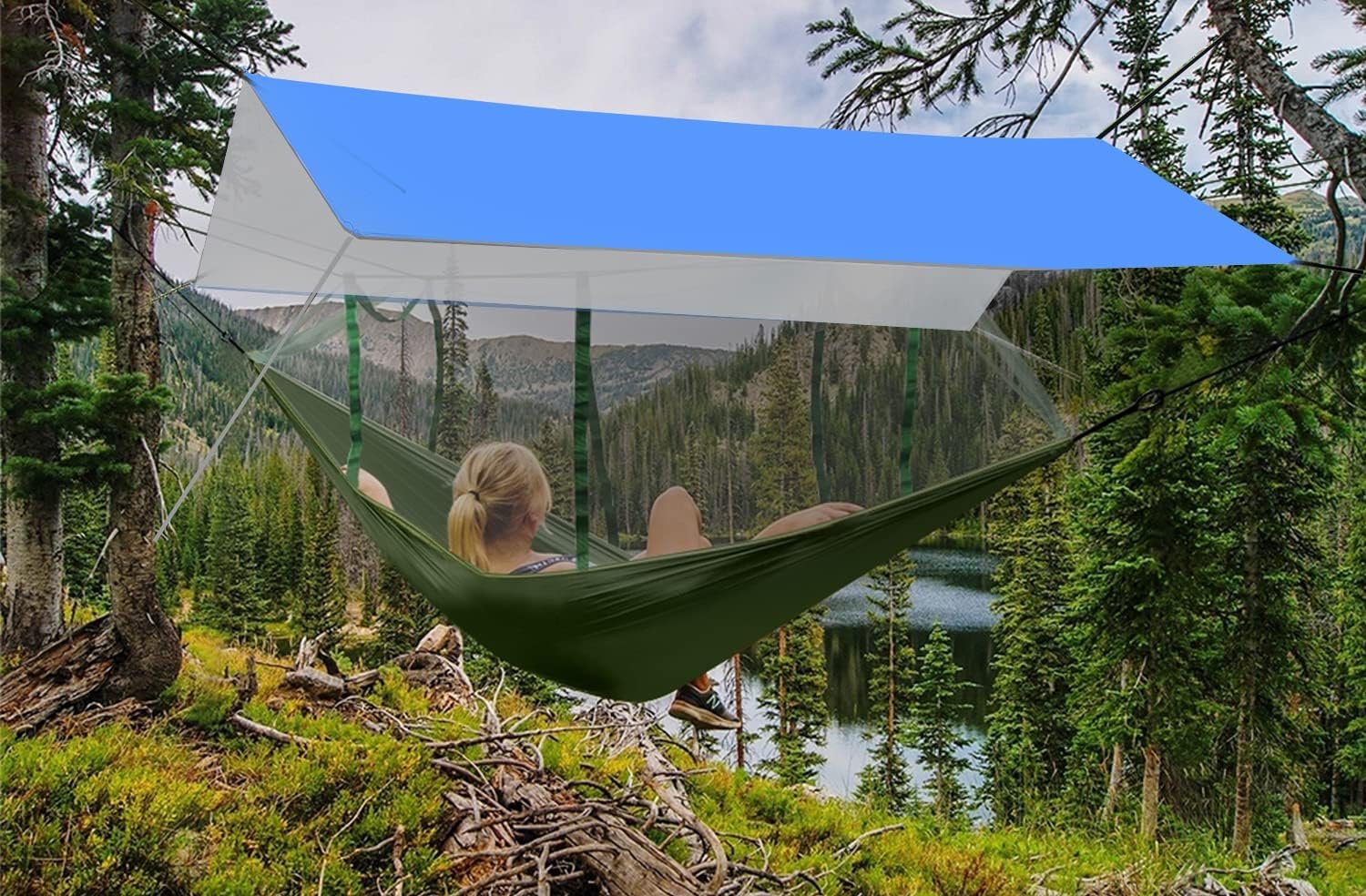 Wind Tour Tienda de campaña multifuncional portátil, huella, - Imagen 5