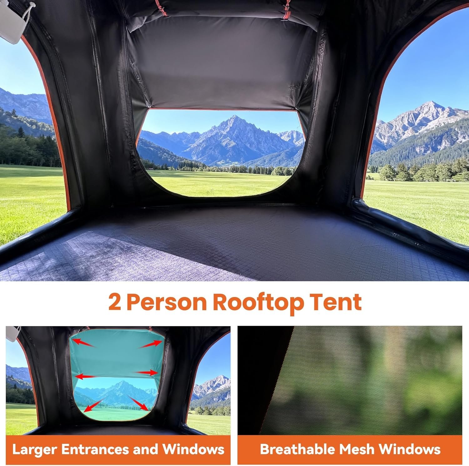 Naturnest - Tienda de campaña en la azotea de carcasa dura, - Imagen 4