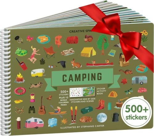 CUPKIN Libro de calcomanías para niños de 2 a 4 años, más de