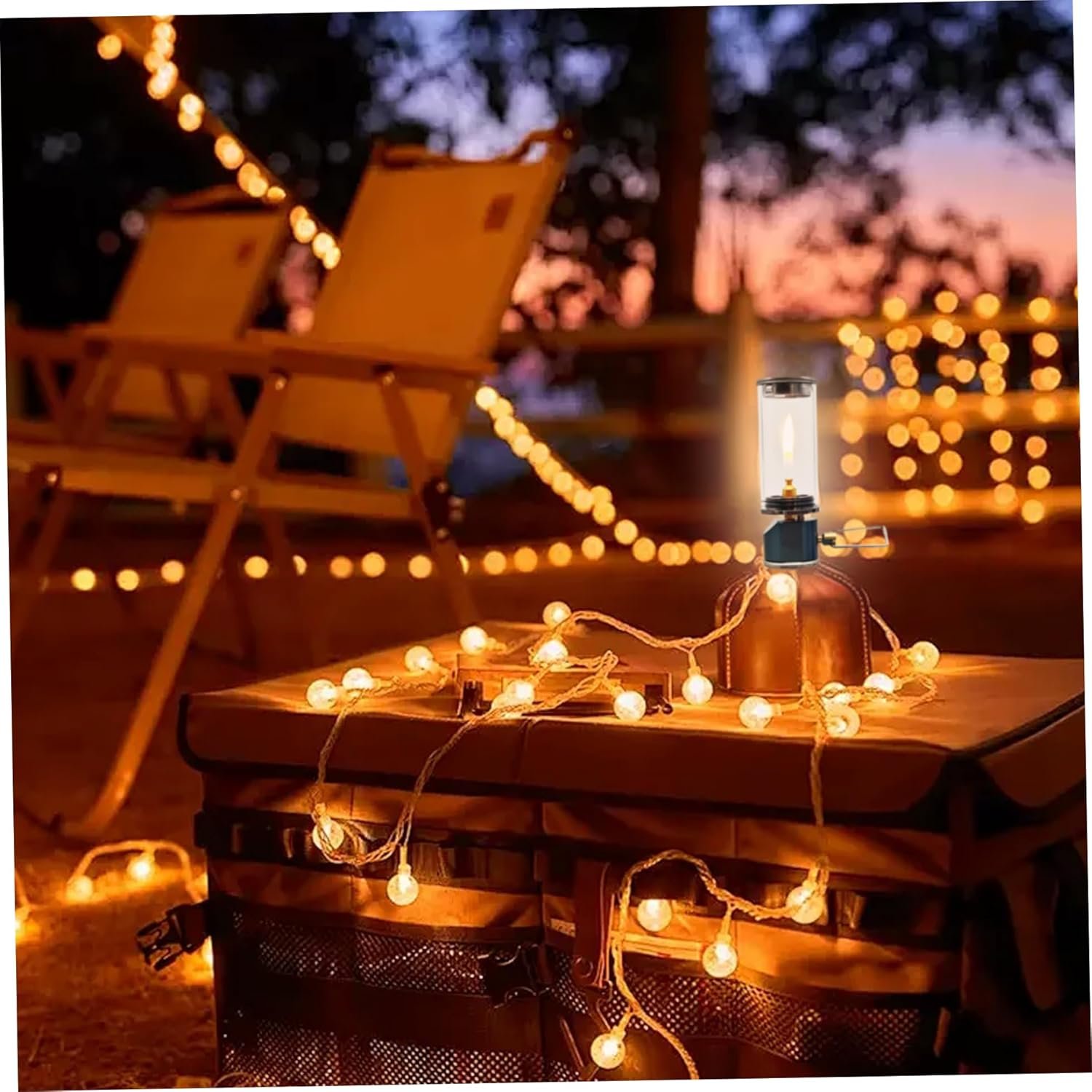 Linterna de gas, lámpara de vela de ensueño, linterna de gas - Imagen 2