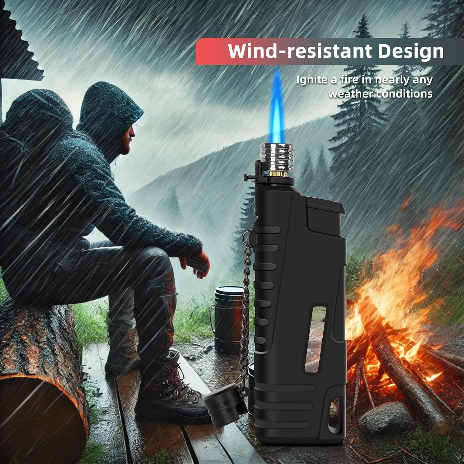 Navpeak Mini encendedor de camping práctico, portátil, flexi - Imagen 4