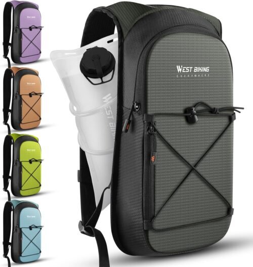 Mochila de hidratación con vejiga de hidratación de TPU, moc