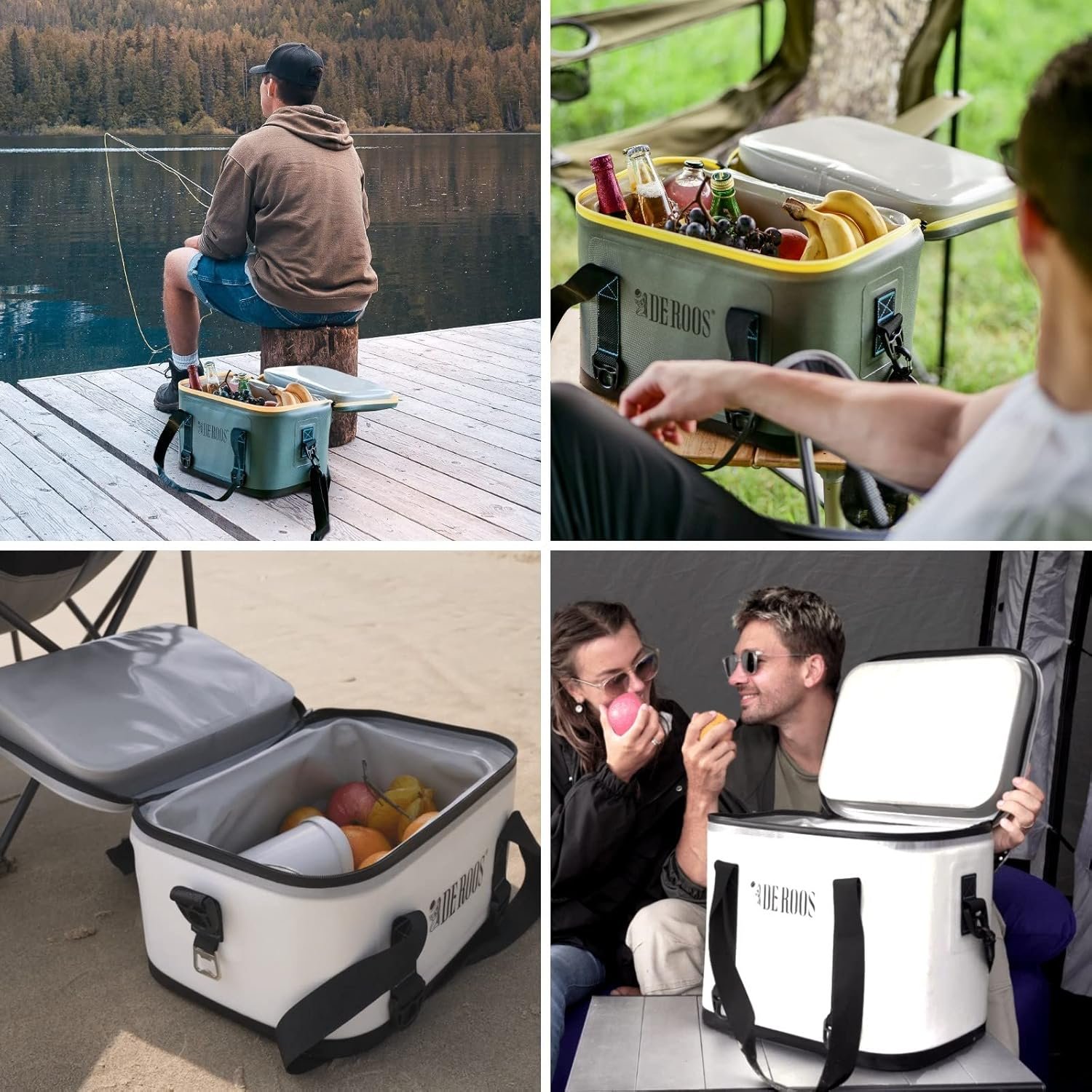 DEROOS - Bolsa enfriadora suave de 18/27/35 latas, 72 horas, - Imagen 7