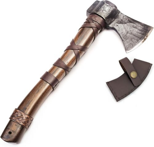 Norse Tradesman Hacha de lanzamiento vikingo de 14 pulgadas,