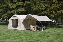 Tienda de campaña inflable de 9.8 x 13 pies con toldo, tiend