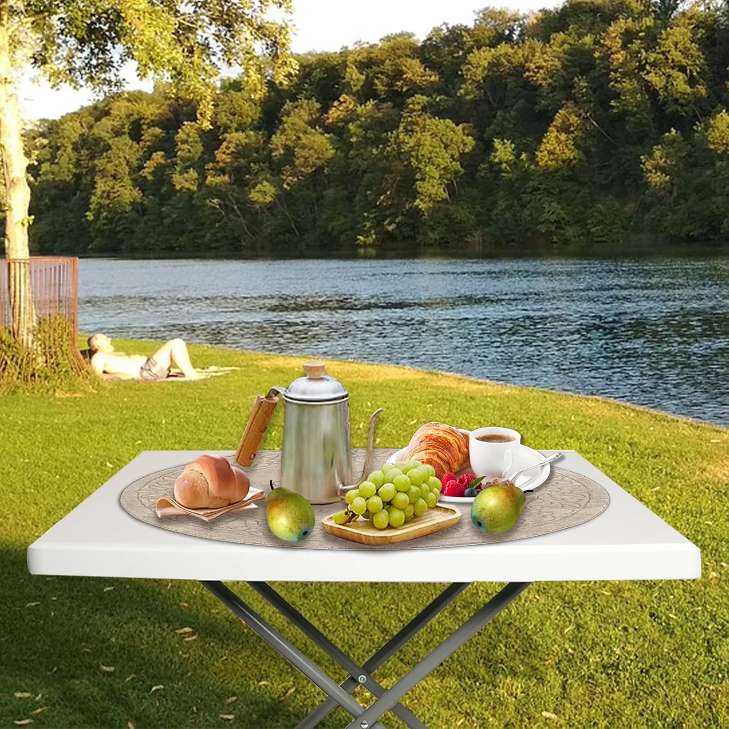 Mini mesa plegable personal de 20 x 30 pulgadas, mesa plegab - Imagen 5