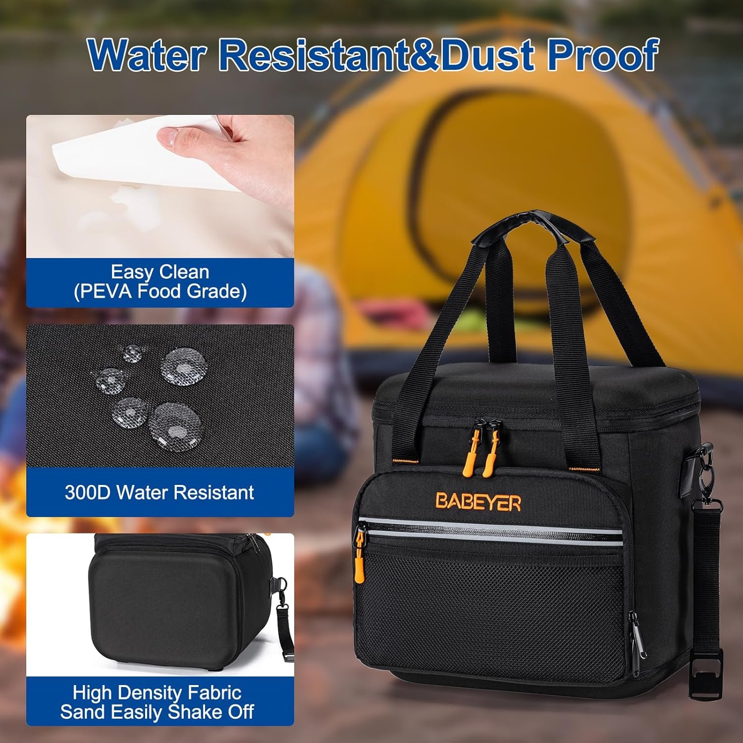 Bolsa térmica suave con dos paquetes de hielo, enfriador ple - Imagen 6