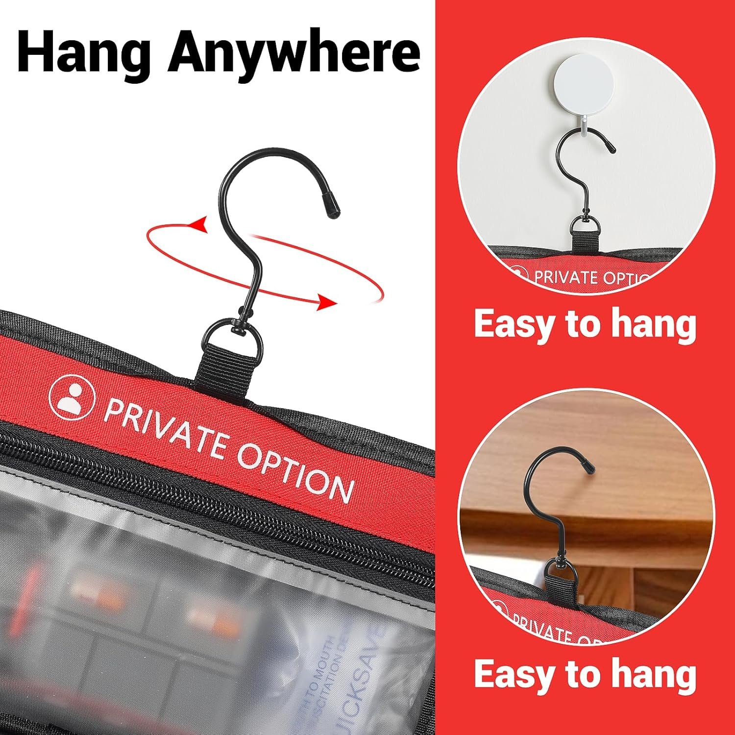 Kit de primeros auxilios con bolsillos etiquetados, 450 piez - Imagen 7