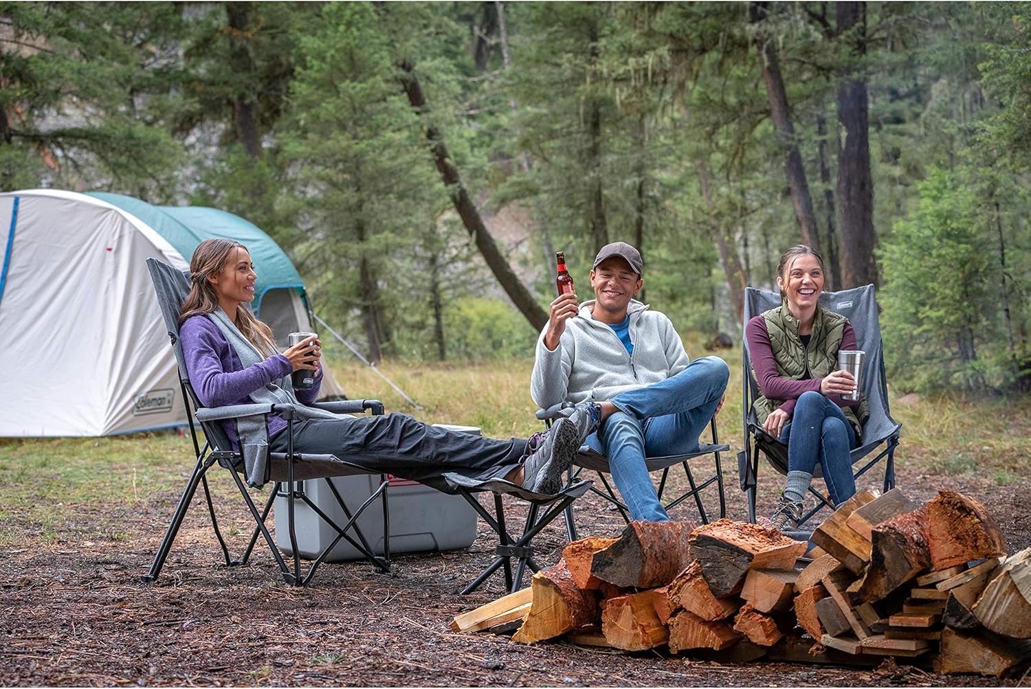 Coleman Silla de camping | Silla de cubierta de la serie For - Imagen 6