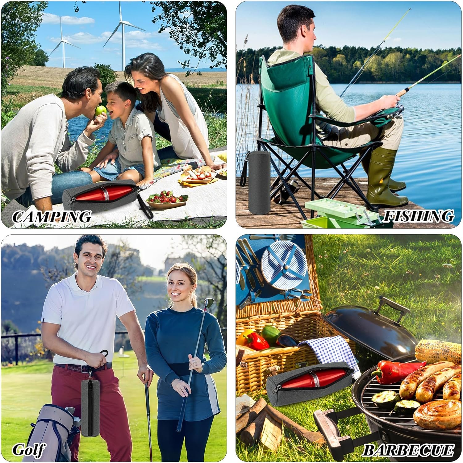 Paquete de 2 fundas de golf para cerveza para bolsa de golf, - Imagen 7