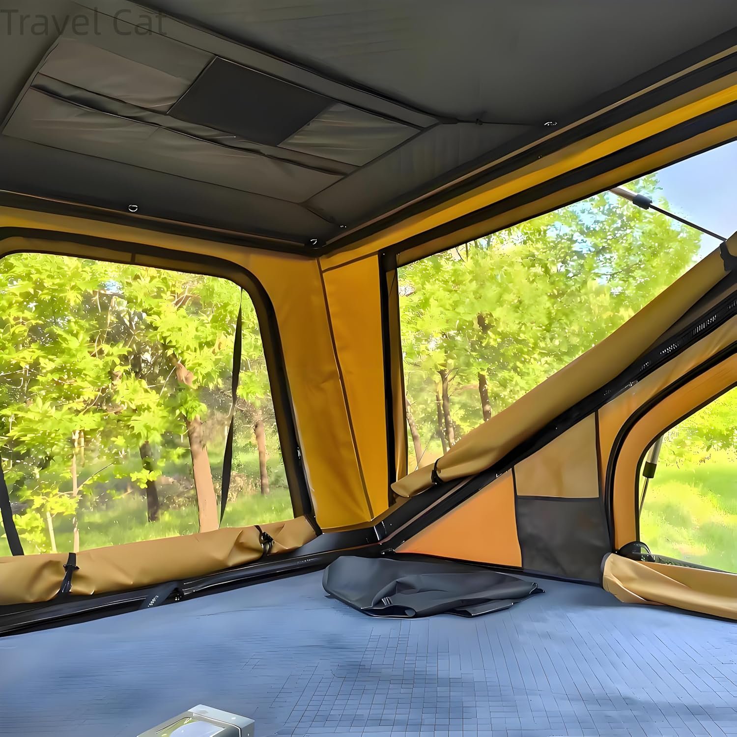 Tienda de campaña de viaje para gatos en la azotea, carcasa - Imagen 6