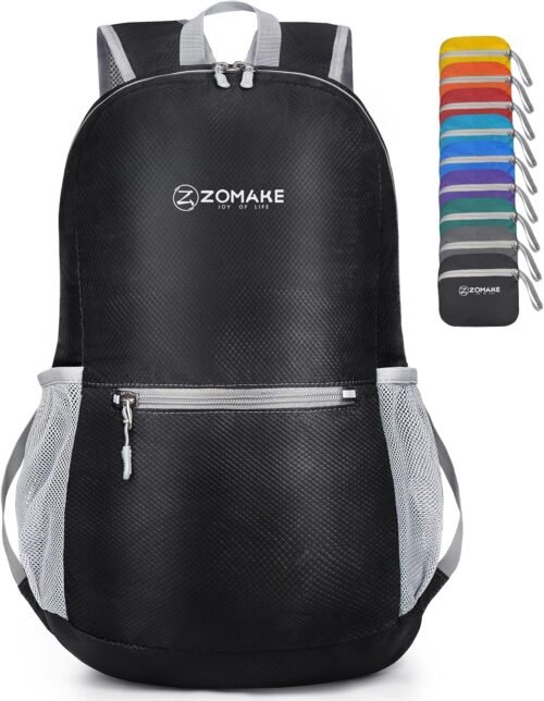 ZOMAKE Mochila ultra ligera y compactable Mochila de senderi