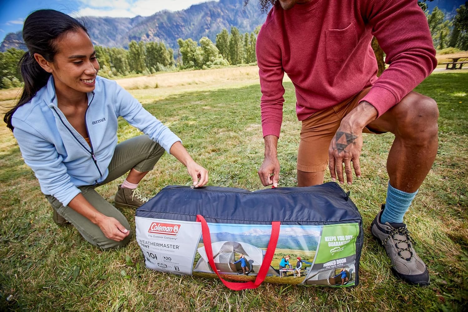 Coleman WeatherMaster 10-Person Camping Tent with Rainfly & - Imagen 7