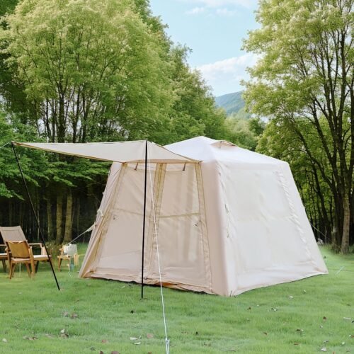 Inflatable Tent with Canopy for Camping - 2-3 Person Waterpr