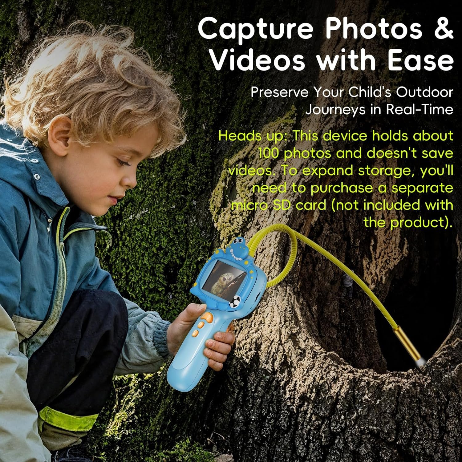 Cámara de juguete con luz para niños – Juguete educativo STE - Imagen 4