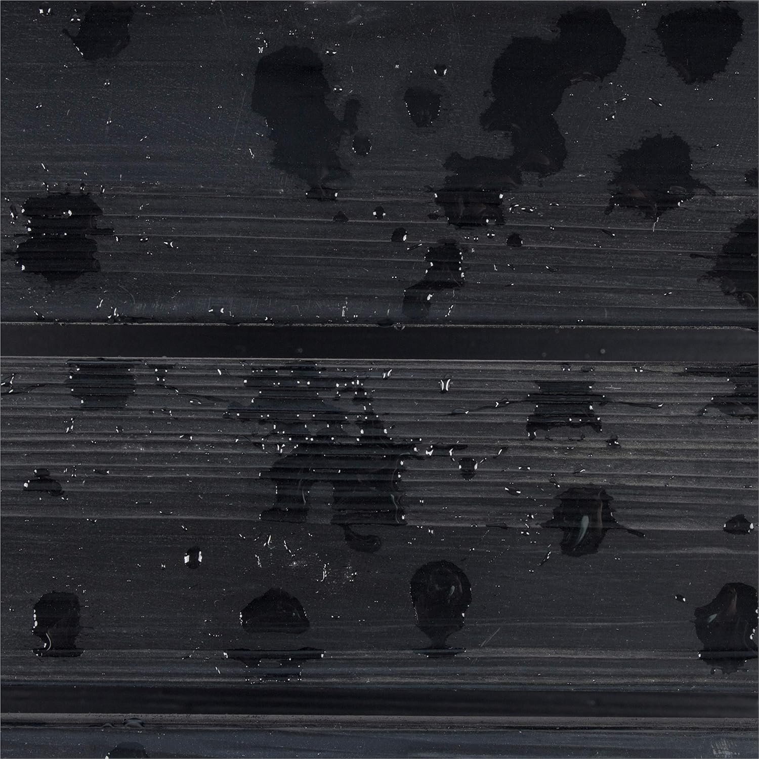 Shine Company Mesa auxiliar redonda plegable de madera maciz - Imagen 6