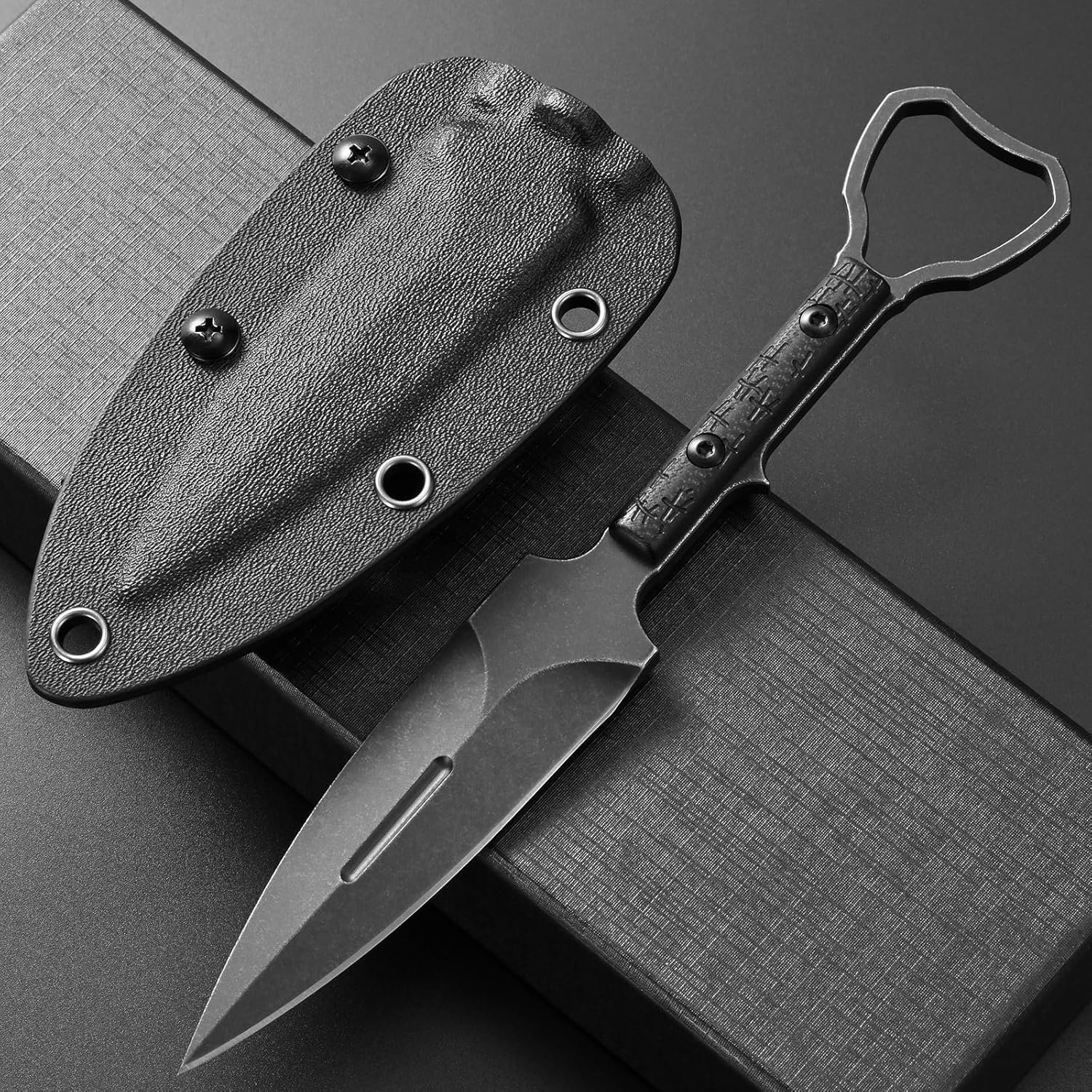 GTK345 Cuchillo de hoja fija K110 Hoja de acero Full Tang G1 - Imagen 2